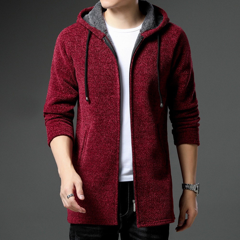 Men'S Fashion Zip Sweater - جديد وصول محبوك سترة الرجال ربيع