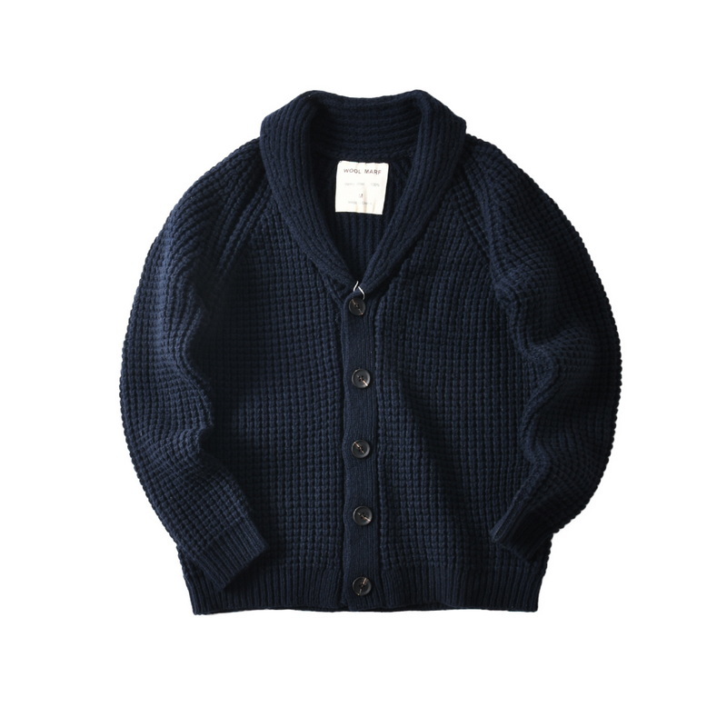 Men'S Fashion Zip Sweater - الاتحاد الأوروبي خمر 100% الصوف مكتنزة