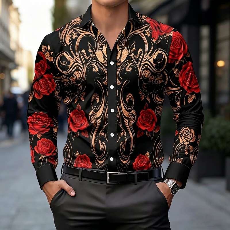 Mens Fashion Casual 2026 - قميص رجالي جديد لعام 2026 بتصميم
