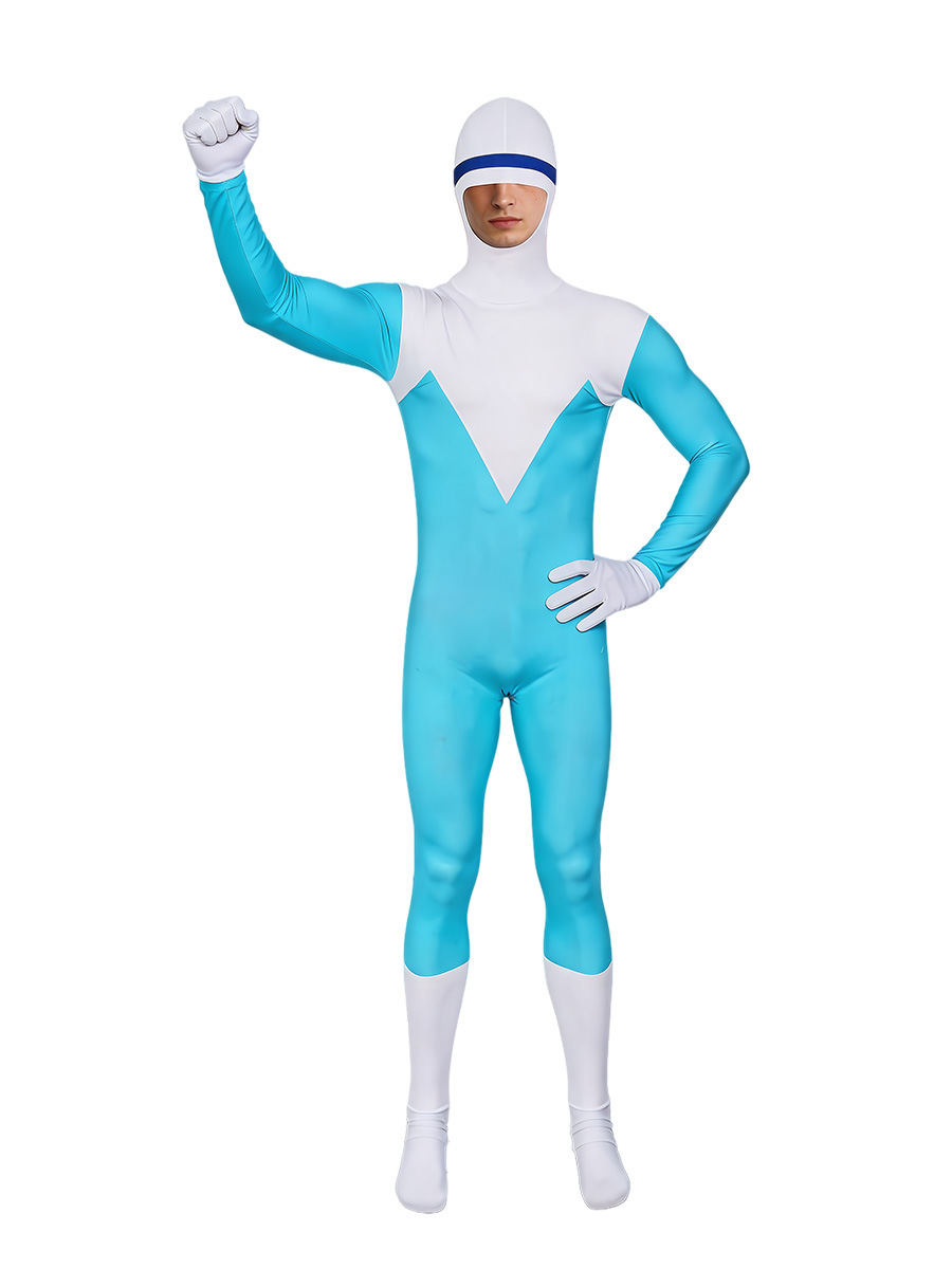 Mens Fashion Jumpsuit - زي تنكري رائع لشخصية آيس مان