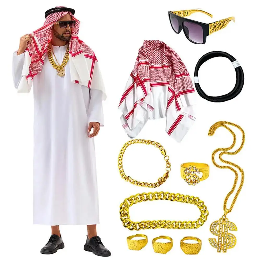 Mens Fashion Jumpsuit - زي عربي دبي، زي الشيخ الإماراتي،