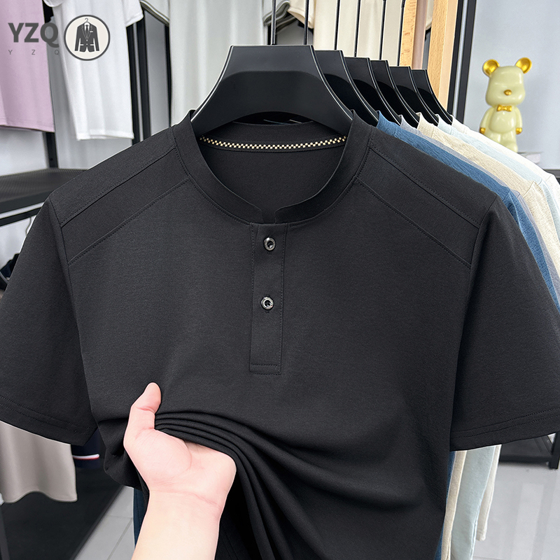 تي شيرت رجالي عصري 2026 بياقة  - مراجعة Mens Fashion Casual 2026 وسعره