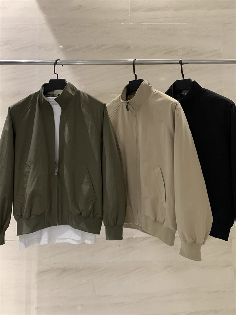 جاكيت هارينغتون كاجوال بياقة ق - مراجعة Harrington Jacket وسعره