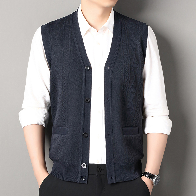 كارديجان رجالي محبوك بفتحة رقب - مراجعة Men'S Fashion Zip Sweater وسعره