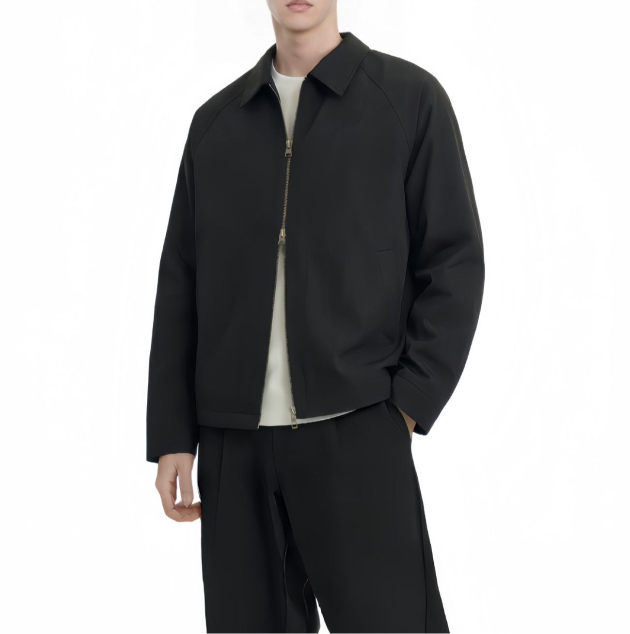 جاكيت هارينجتون رجالي بقصة ممي - مراجعة Harrington Jacket وسعره