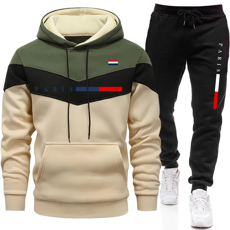 طقم رجالي عصري كاجوال بطبعة با - مراجعة Mens Fashion Casual 2026 وسعره