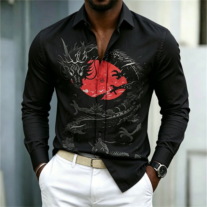 قميص رجالي جديد لعام 2026 بنمط - مراجعة Queer Men'S Fashion وسعره