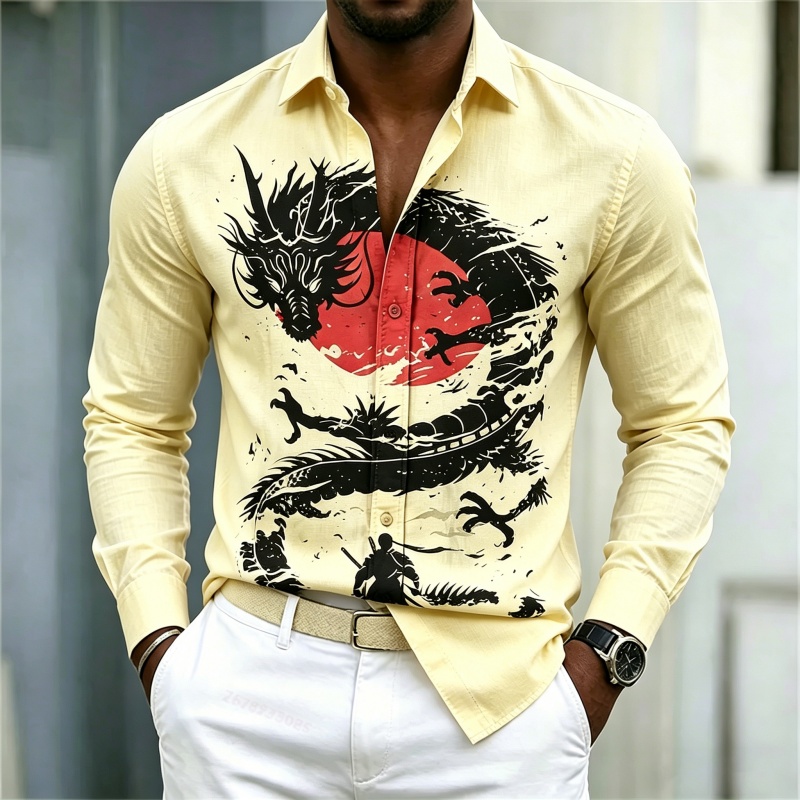 قميص رجالي جديد لعام 2026 بنمط - مراجعة Queer Men'S Fashion وسعره
