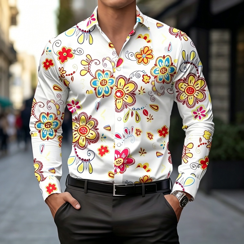 قميص رجالي جديد لعام 2026 بتصم - مراجعة Mens Fashion Casual 2026 وسعره