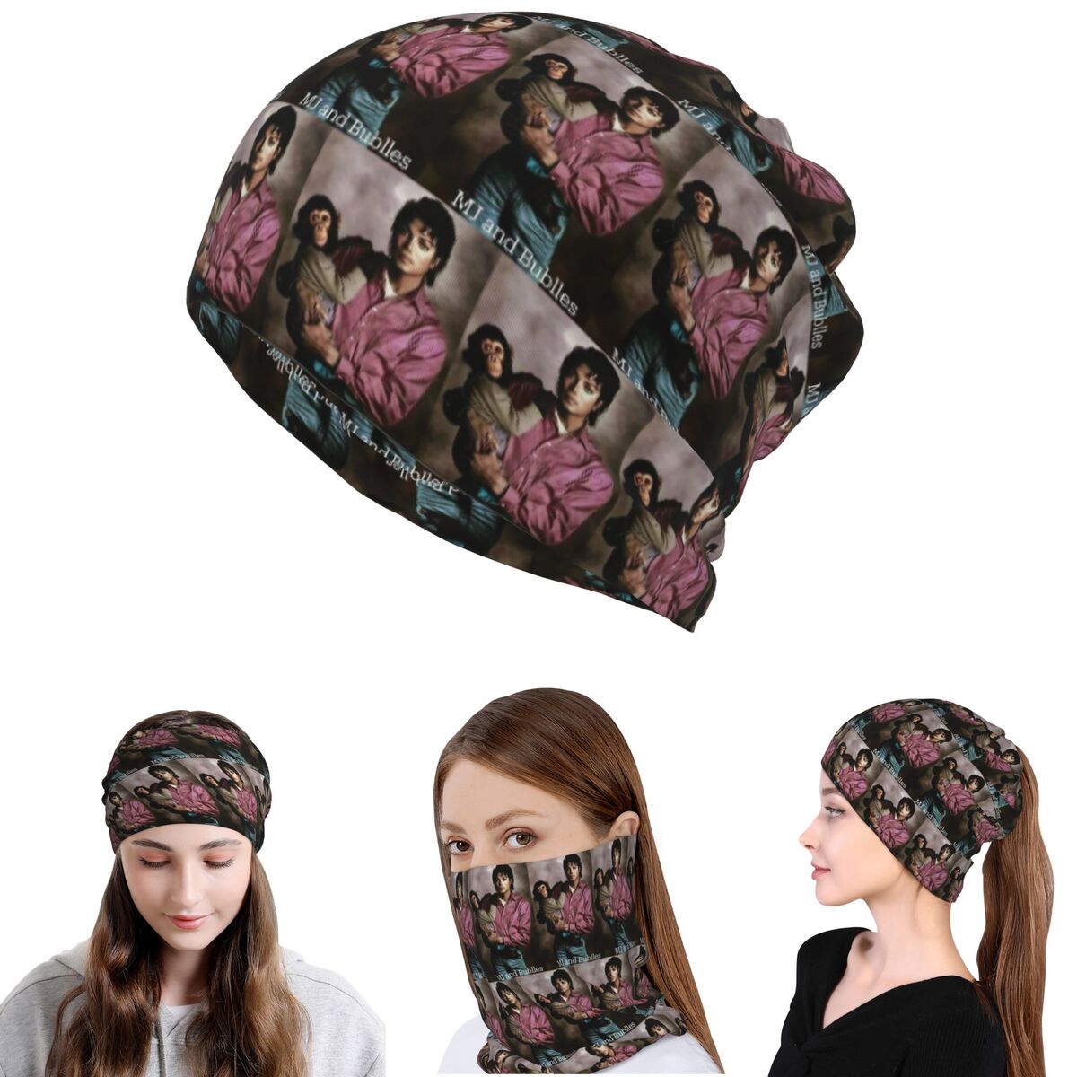 قناع مايكل جاكسون باندانا للرق - مراجعة Beanie Winter Hat وسعره