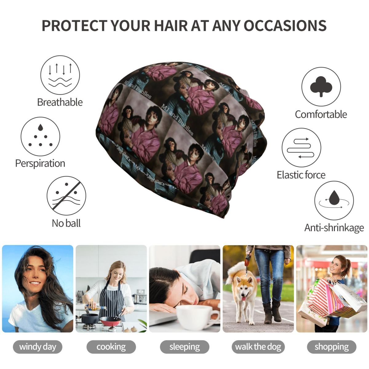 قناع مايكل جاكسون باندانا للرق - مراجعة Beanie Winter Hat وسعره