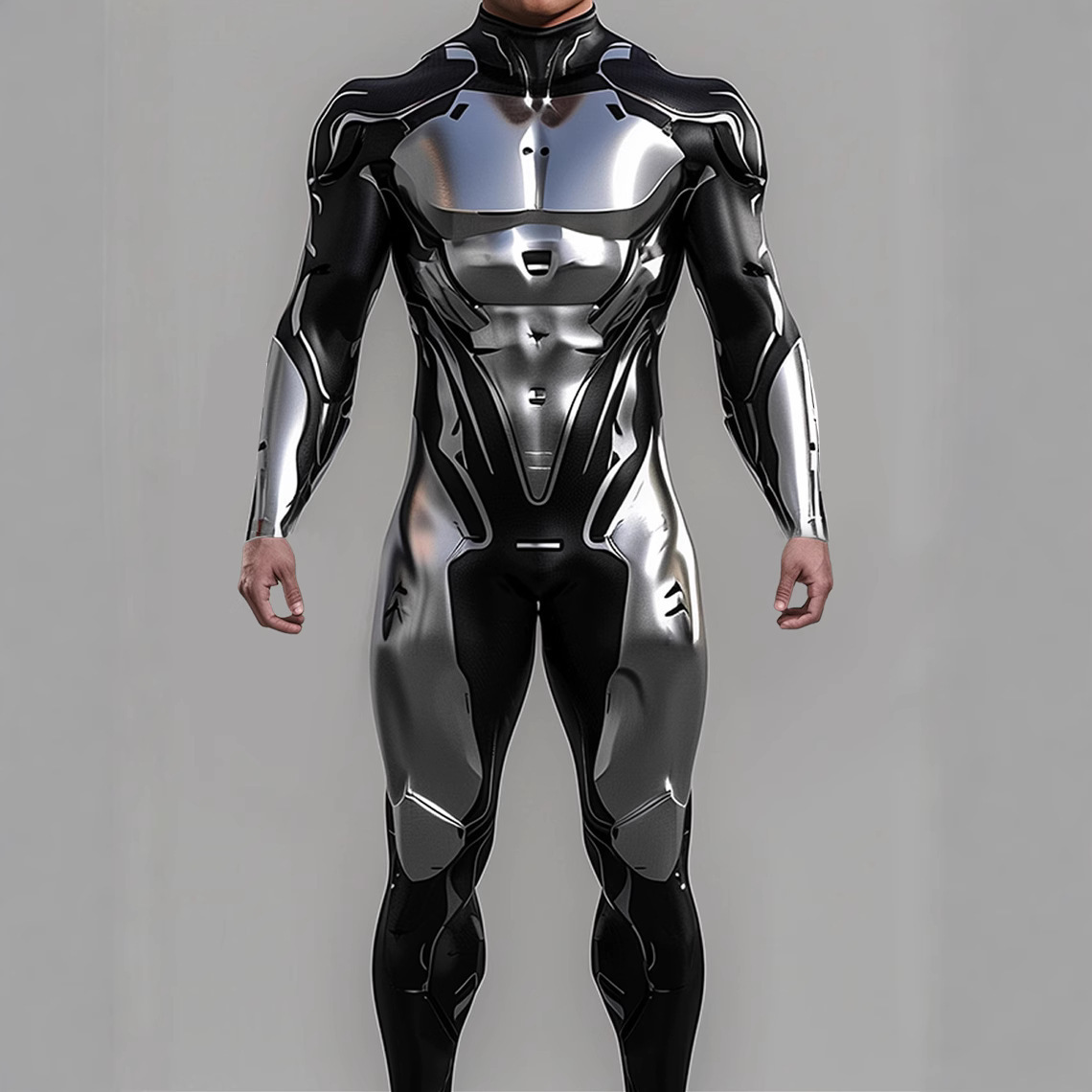 بدلة ميكانيكية مستقبلية بتصميم - مراجعة Mens Fashion Jumpsuit وسعره