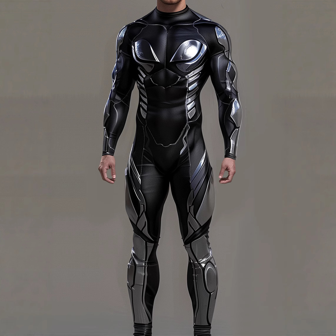 بدلة ميكانيكية مستقبلية بتصميم - مراجعة Mens Fashion Jumpsuit وسعره