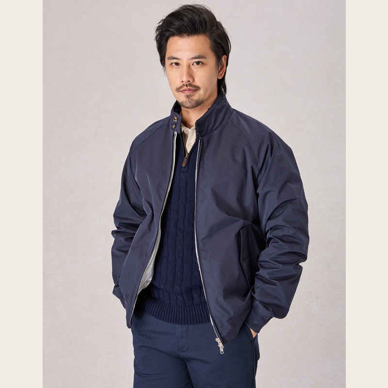 الرجال بلون الوقوف طوق سحاب أك - مراجعة Harrington Jacket وسعره