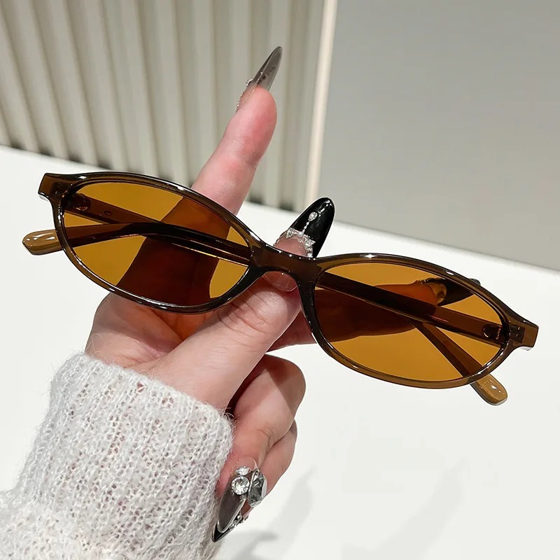 نظارات شمسية صغيرة بيضاوية الش - مراجعة Men'S Fashion Y2K وسعره
