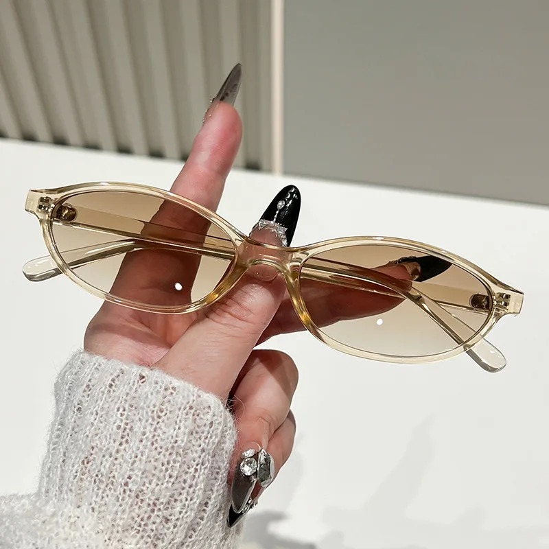 نظارات شمسية صغيرة بيضاوية الش - مراجعة Men'S Fashion Y2K وسعره
