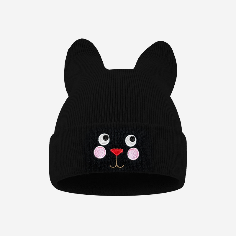 قبعة أطفال ناعمة بأذني قطة مع  - مراجعة Beanie Winter Hat وسعره
